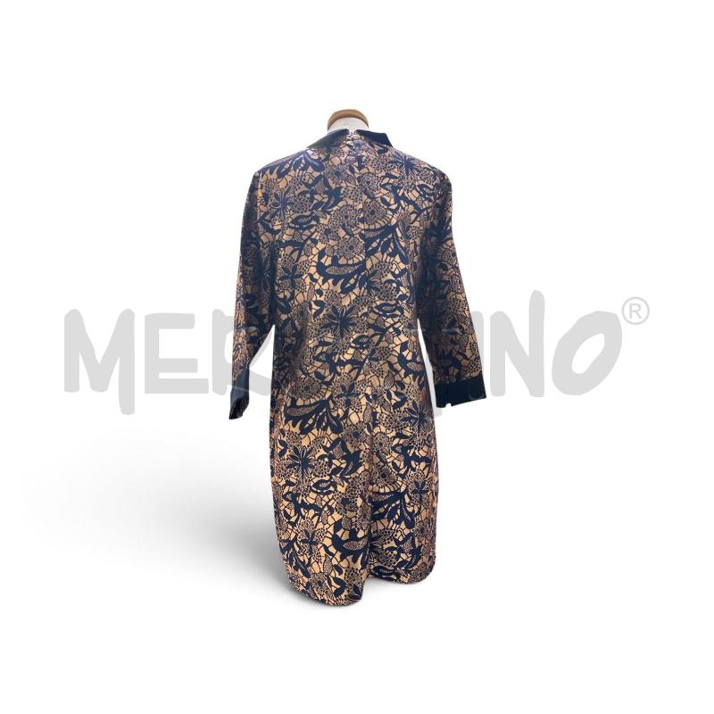 VESTITO DONNA ANONYME BEIGE BLU | Mercatino dell'Usato Roma appia 2