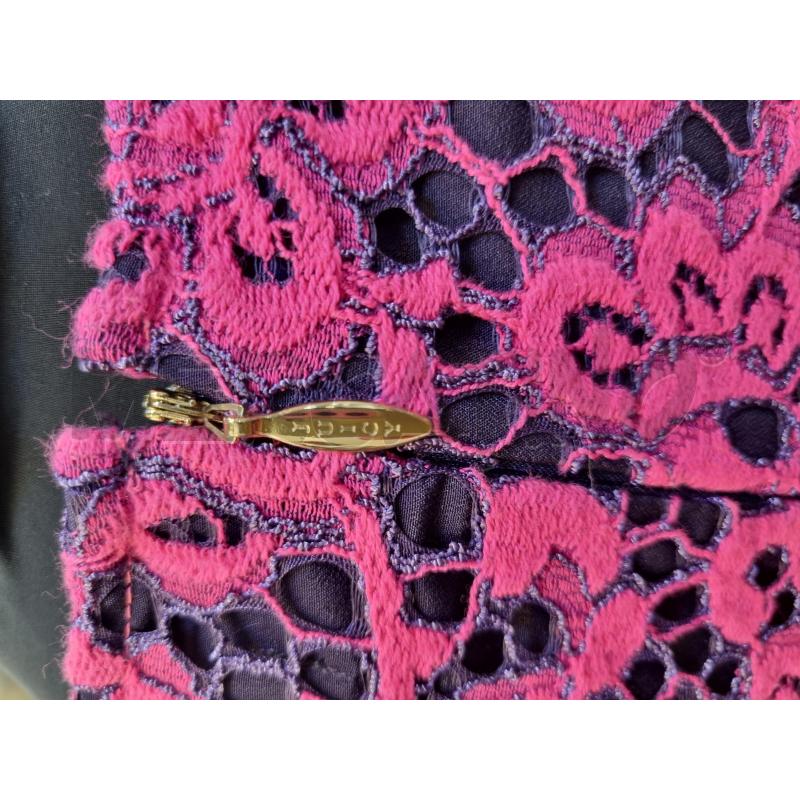 VESTITO DONNA JUICY COUTURE FUCSIA VIOL FIOR PIZZO  | Mercatino dell'Usato Roma appia 2