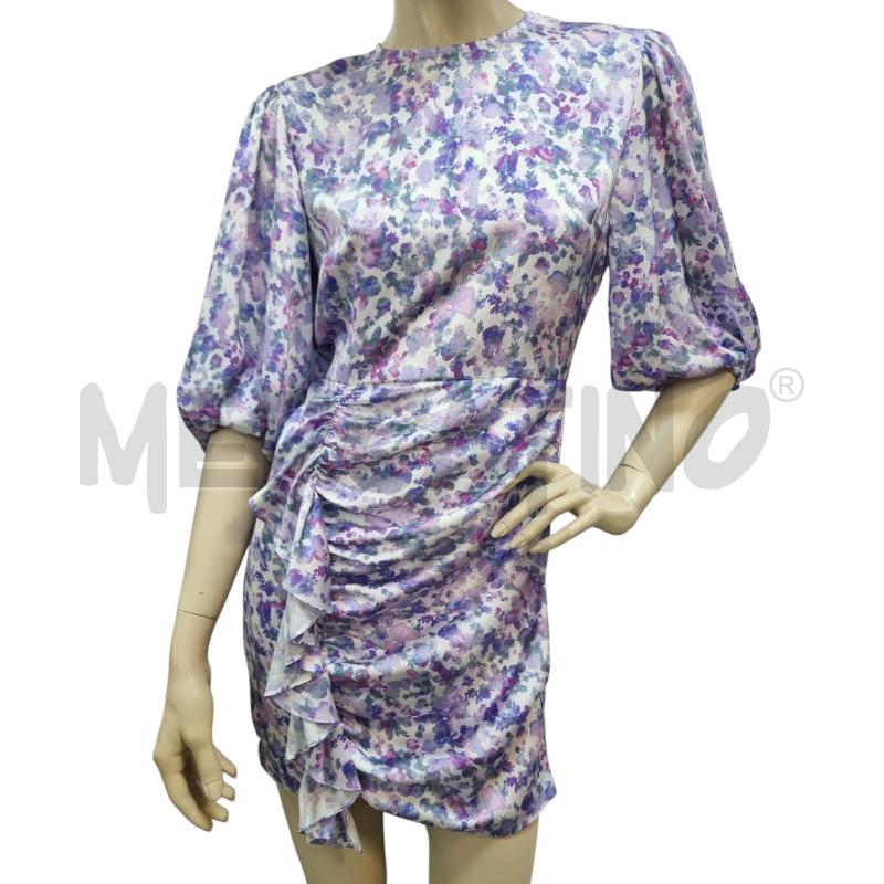VESTITO DONNA MAJE VIOLE FIORELLINI FUCSIA  | Mercatino dell'Usato Roma appia 2