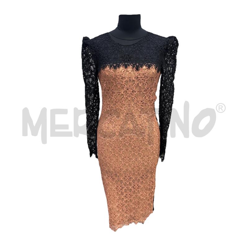 VESTITO DONNA PINKO ROSA E NER PIZZO MACRAME  | Mercatino dell'Usato Roma appia 3