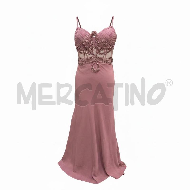 VESTITO DONNA RENATA GATTA ROSA STRASS | Mercatino dell'Usato Roma appia 1