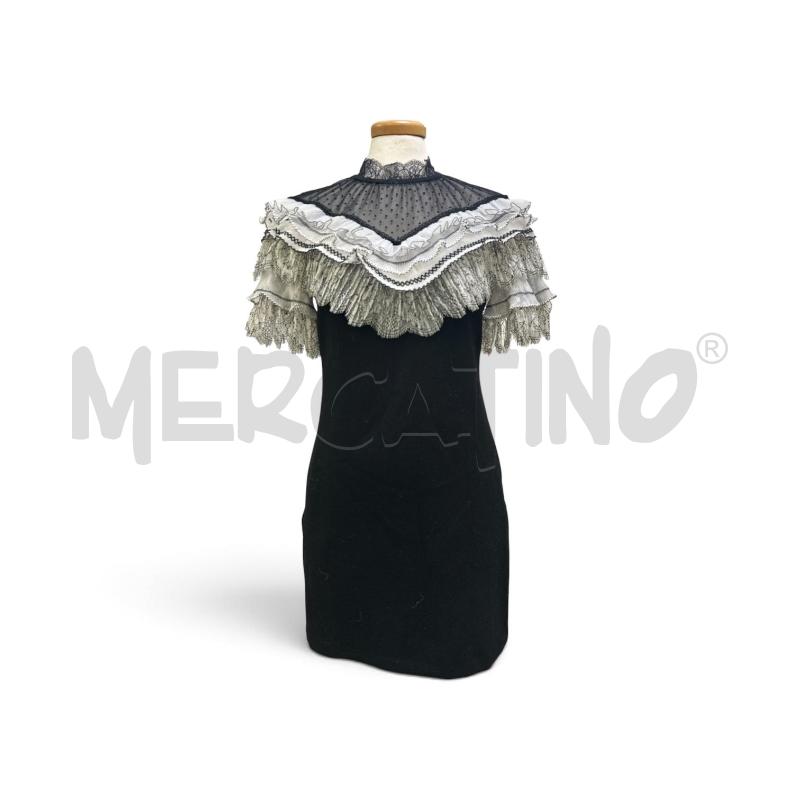 VESTITO DONNA SELF-POTRAIT NER BIANC VOLANT  | Mercatino dell'Usato Roma appia 1