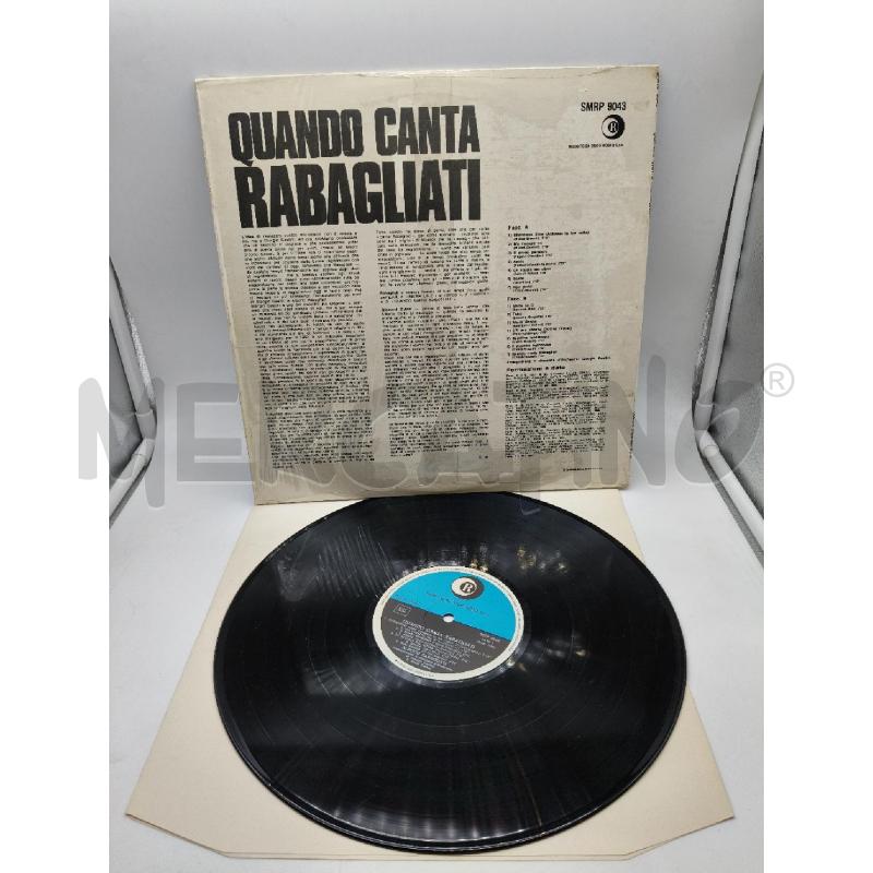 33 ALBERTO RABAGLIATI – QUANDO CANTA RABAGLIATI  | Mercatino dell'Usato Roma talenti 3