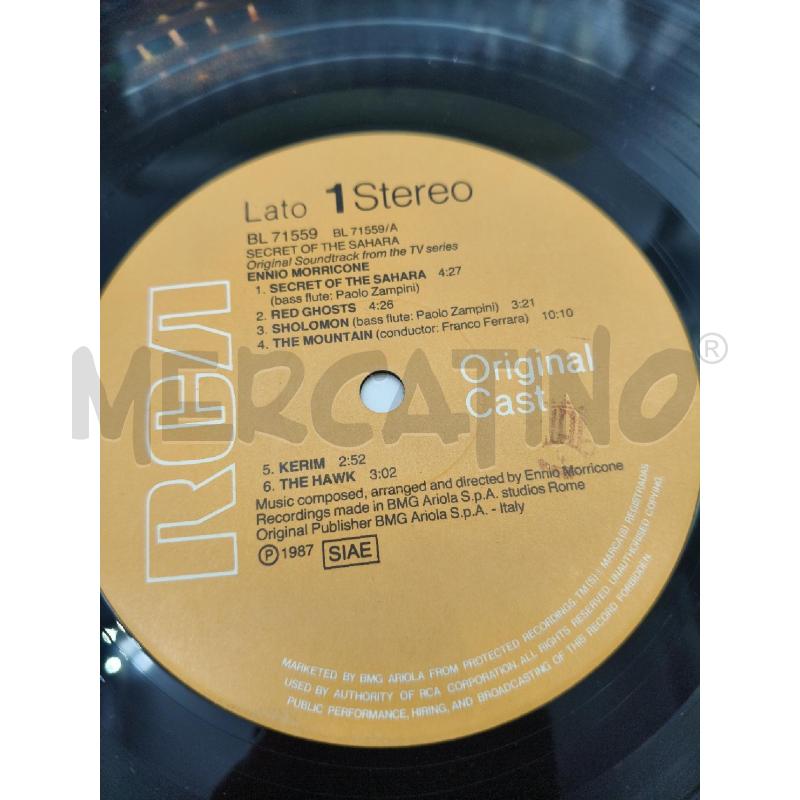 33 ENNIO MORRICONE – SECRET OF THE SAHARA  | Mercatino dell'Usato Roma talenti 2