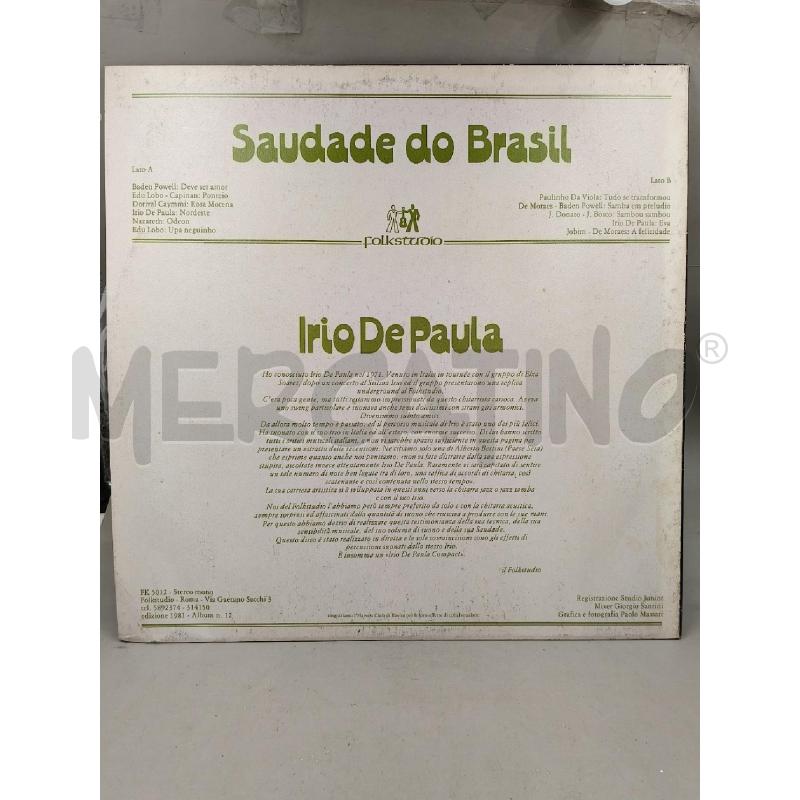 33 IRIO DE PAULA – SAUDADE DO BRASIL  | Mercatino dell'Usato Roma talenti 2