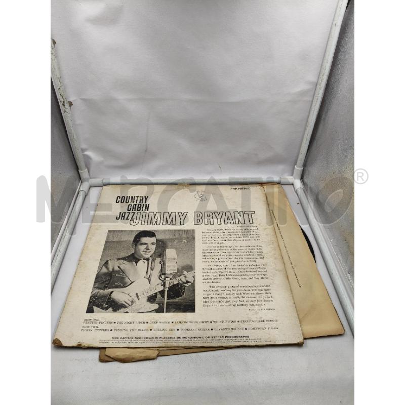 33 JIMMY BRYANT – COUNTRY CABIN JAZZ  | Mercatino dell'Usato Roma talenti 3