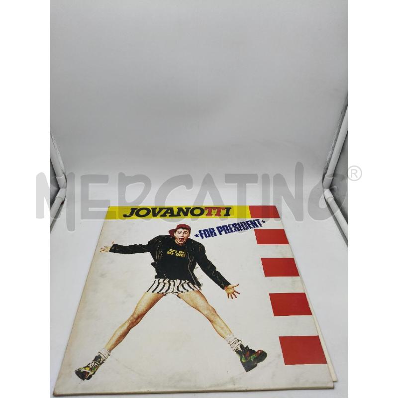 33 JOVANOTTI – JOVANOTTI FOR PRESIDENT  | Mercatino dell'Usato Roma talenti 1