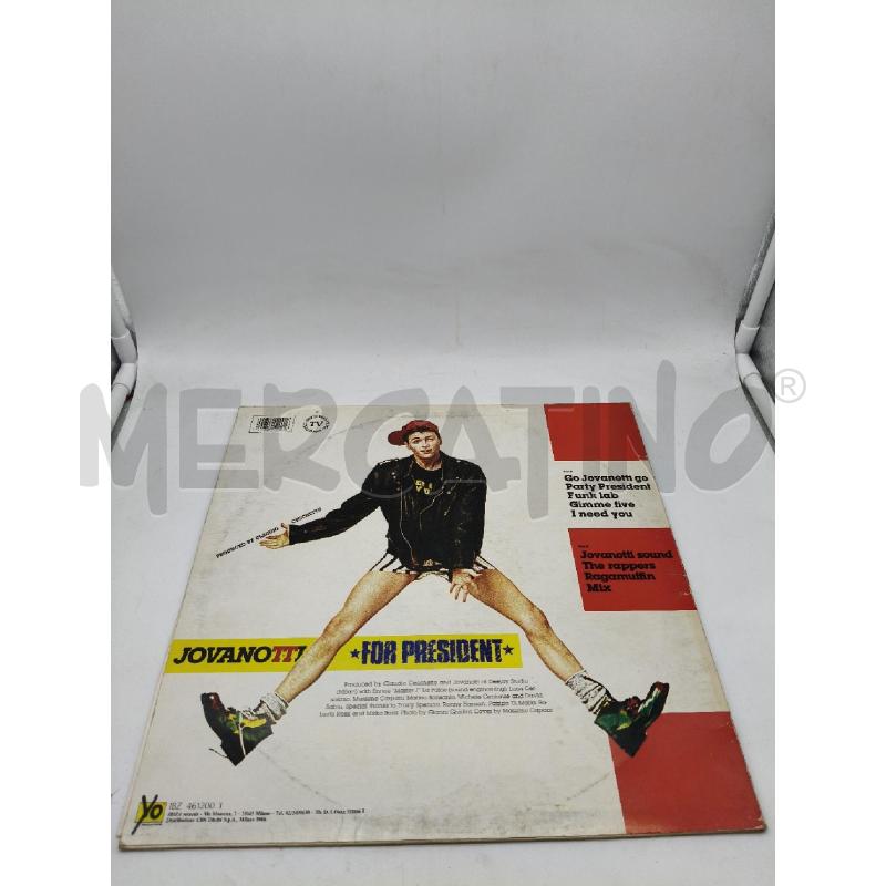 33 JOVANOTTI – JOVANOTTI FOR PRESIDENT  | Mercatino dell'Usato Roma talenti 2