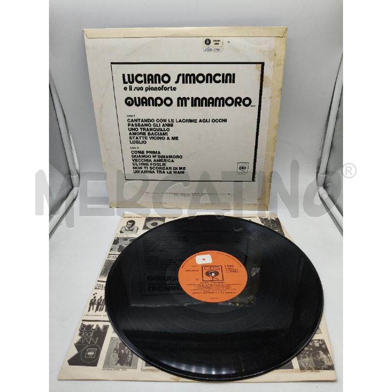 33 LUCIANO SIMONCINI – QUANDO M'INNAMORO...  | Mercatino dell'Usato Roma talenti 3