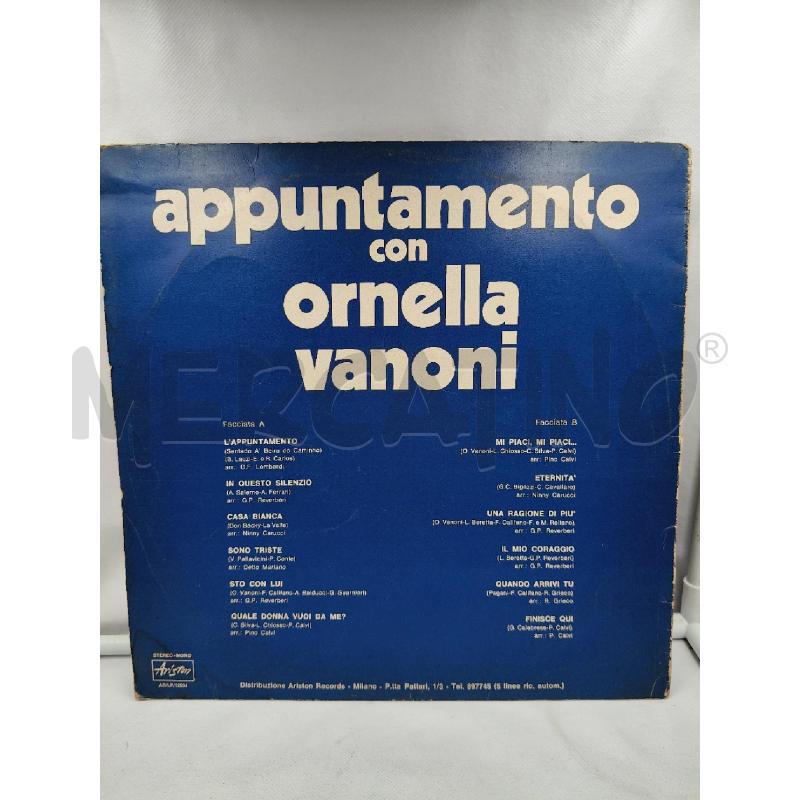 33 ORNELLA VANONI – APPUNTAMENTO CON ORNELLA VANONI  | Mercatino dell'Usato Roma talenti 2