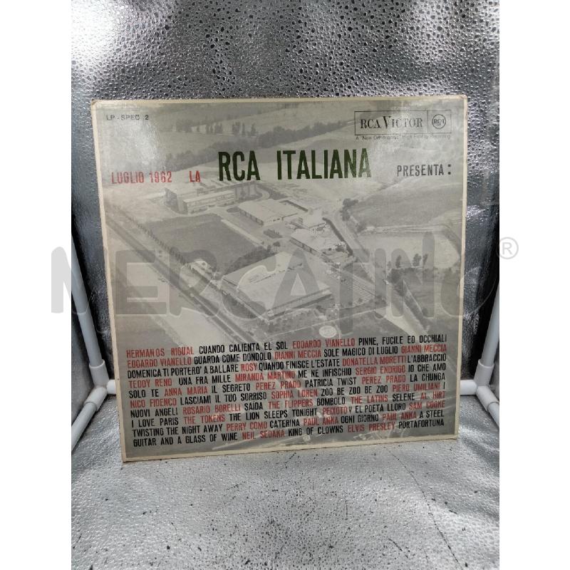 33 VARIOUS – LUGLIO 1962 LA RCA ITALIANA PRESENTA:  | Mercatino dell'Usato Roma talenti 1