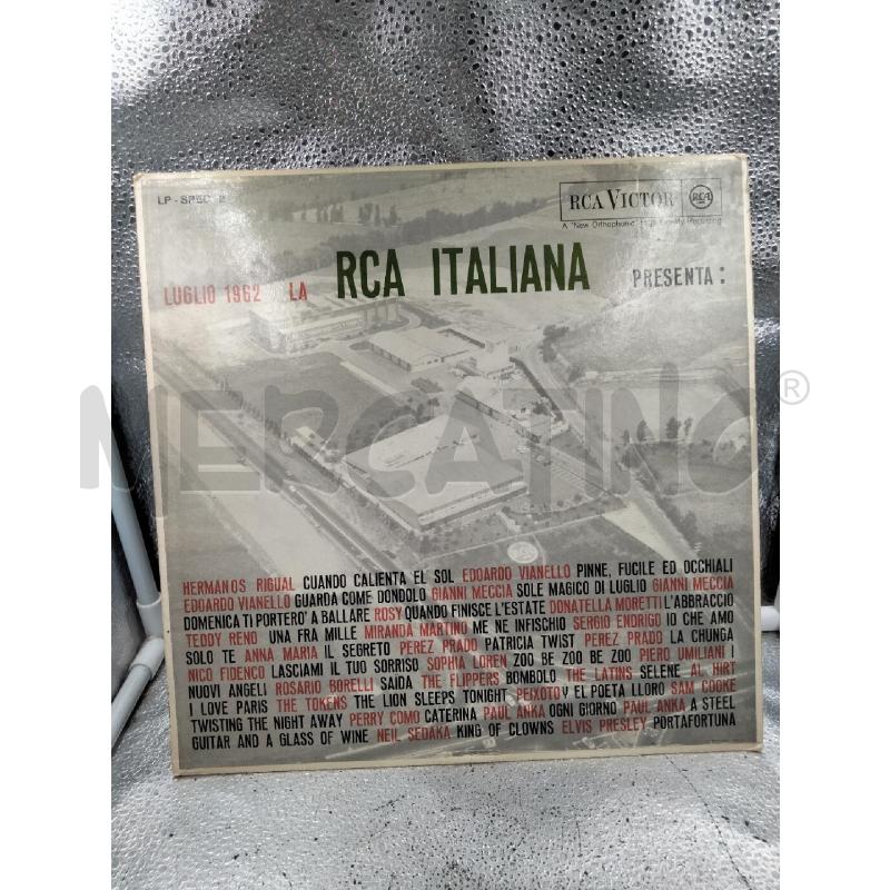 33 VARIOUS – LUGLIO 1962 LA RCA ITALIANA PRESENTA:  | Mercatino dell'Usato Roma talenti 3