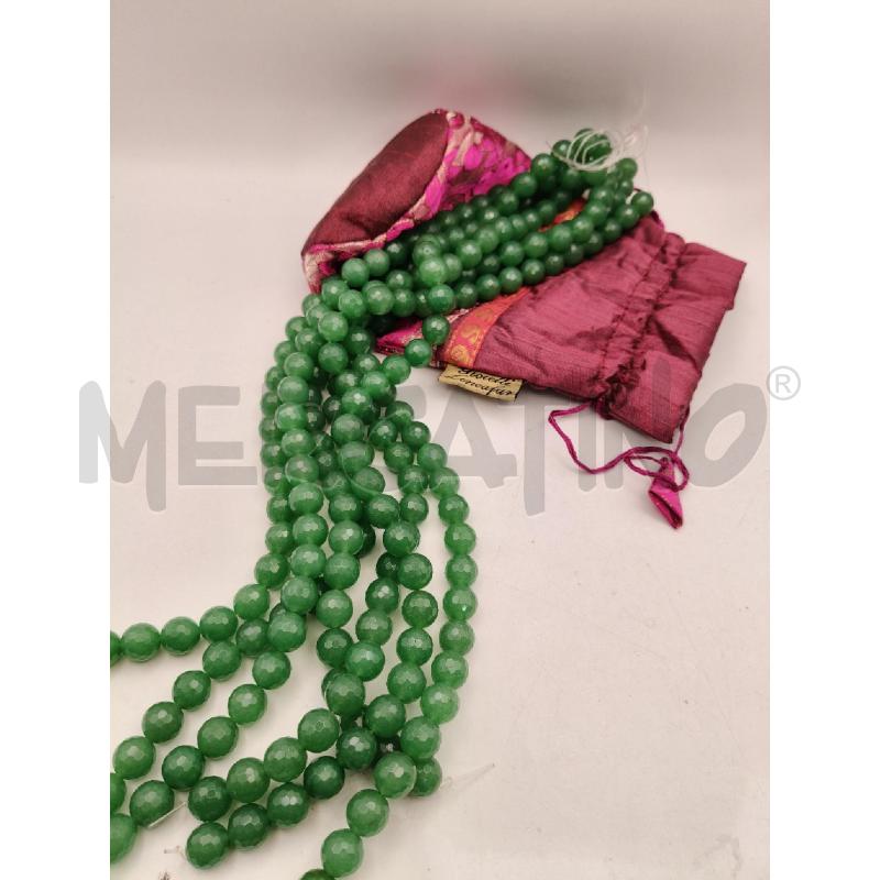 7 FILI AVVENTURINA VERDE LINEA FUR  CON SACCHETTO | Mercatino dell'Usato Roma talenti 1