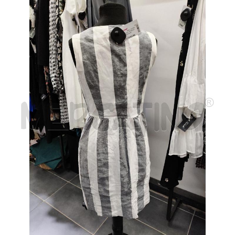 ABITO DONNA INTREND LINO RIGHE BIA/GRI | Mercatino dell'Usato Roma talenti 3