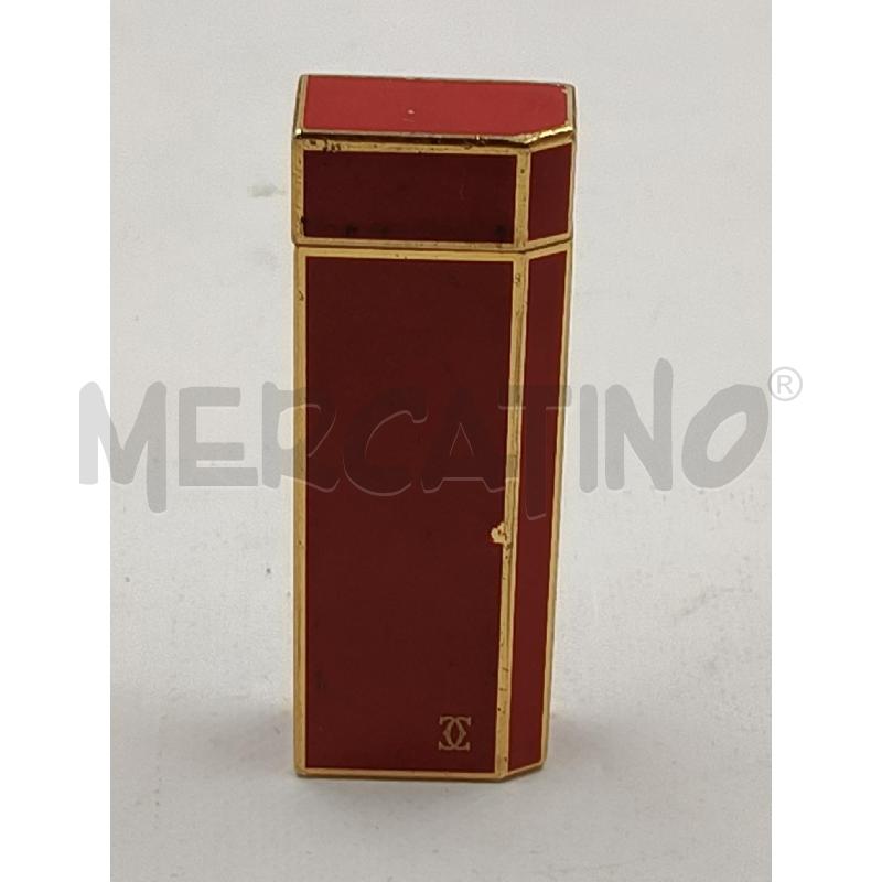 ACCENDINO CARTIER ROSSO DA RIV | Mercatino dell'Usato Roma talenti 1