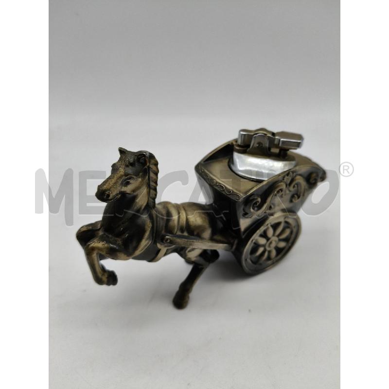ACCENDINO DA TAVOLO CARROZZA CON CAVALLO | Mercatino dell'Usato Roma talenti 2