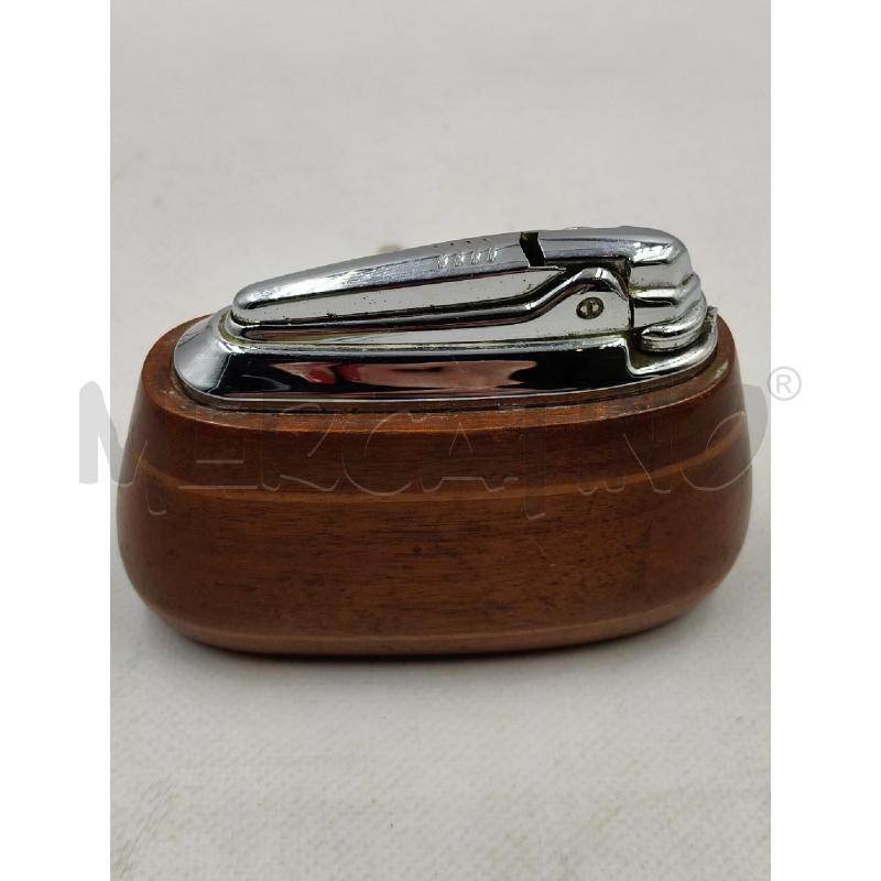 ACCENDINO DA TAVOLO RONSON BASE LEGNO | Mercatino dell'Usato Roma talenti 4