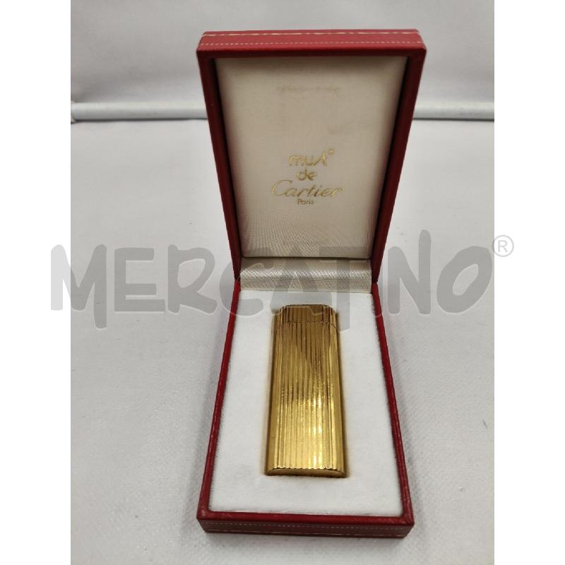 ACCENDINO MUST DE CARTIER CON SCATOLA | Mercatino dell'Usato Roma talenti 1