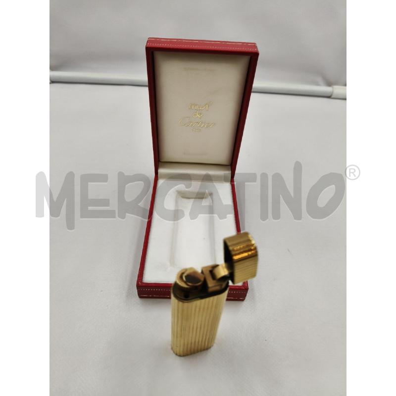 ACCENDINO MUST DE CARTIER CON SCATOLA | Mercatino dell'Usato Roma talenti 5