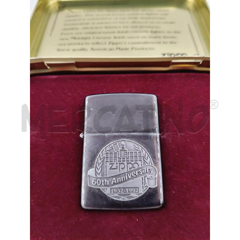 ACCENDINO ZIPPO 60TH ANNIVERSARY CON SCAT | Mercatino dell'Usato Roma talenti 2
