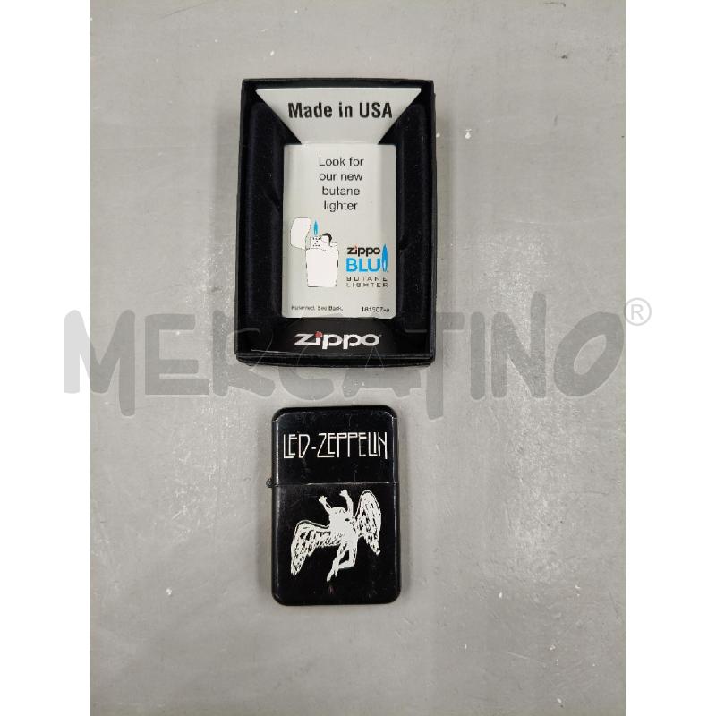 ACCENDINO ZIPPO LED ZEPPELIN CON SCATOLINA | Mercatino dell'Usato Roma talenti 1