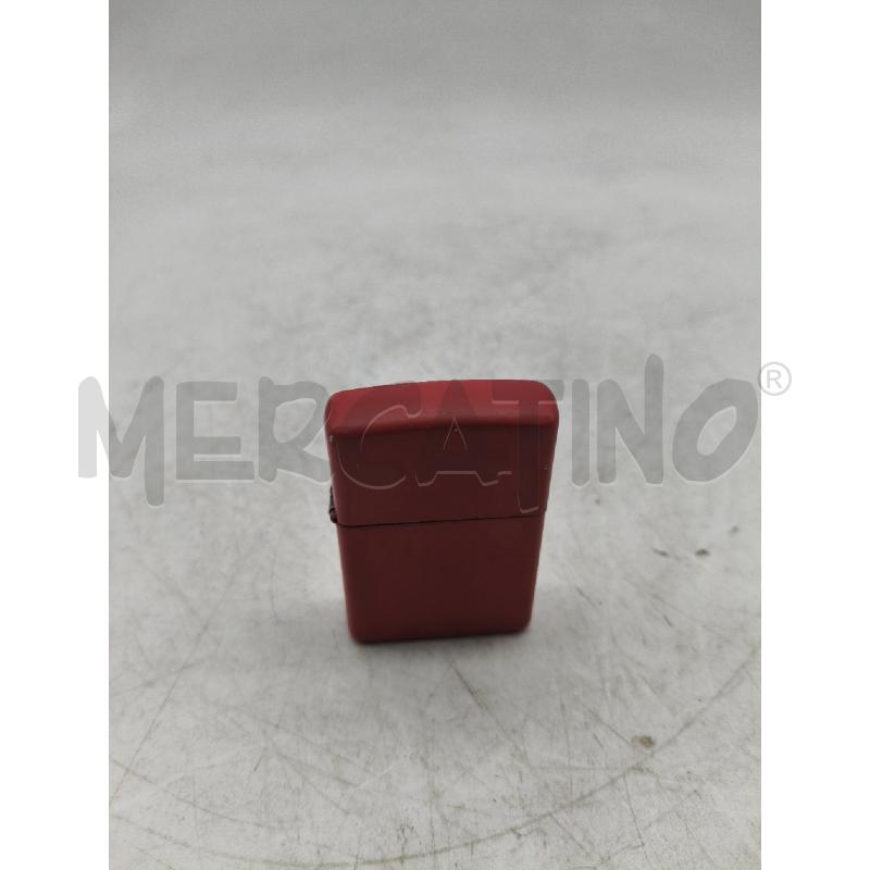 ACCENDINO ZIPPO ROSSO | Mercatino dell'Usato Roma talenti 1