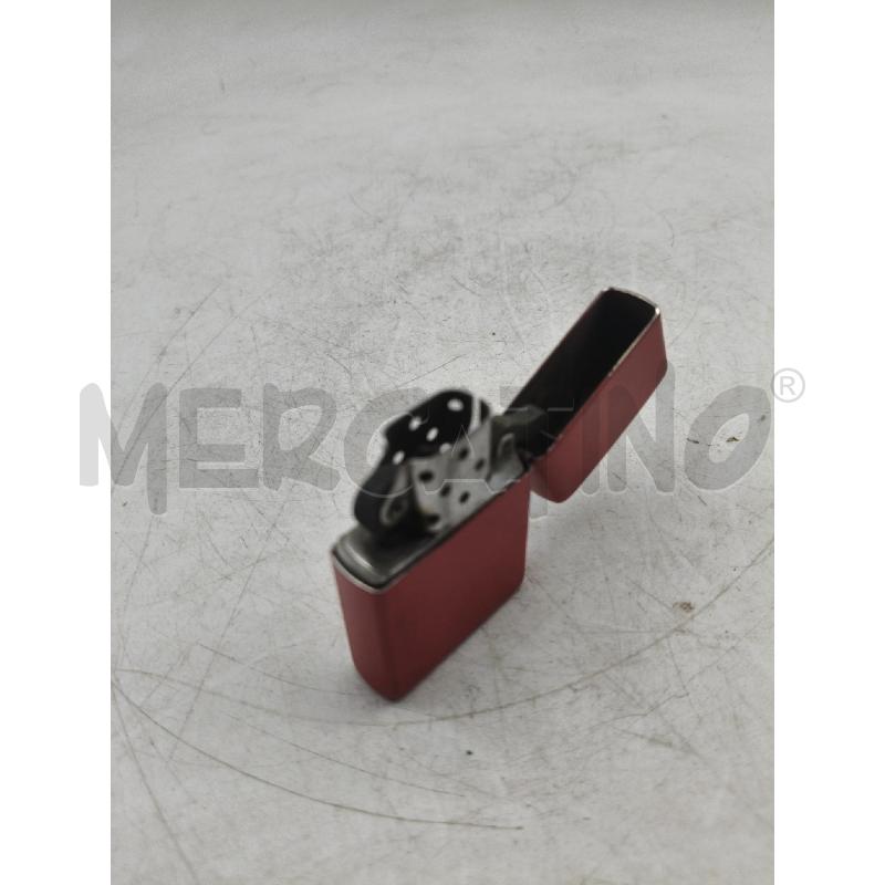 ACCENDINO ZIPPO ROSSO | Mercatino dell'Usato Roma talenti 2