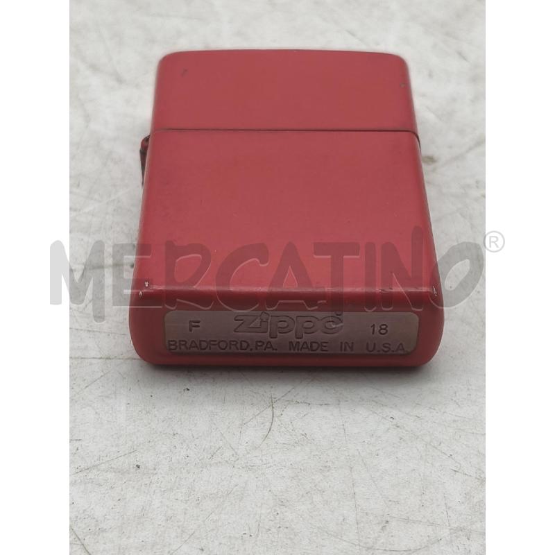 ACCENDINO ZIPPO ROSSO | Mercatino dell'Usato Roma talenti 3