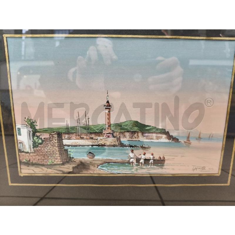 ACQUERELLO GUACHE NAPOLI  | Mercatino dell'Usato Roma talenti 2