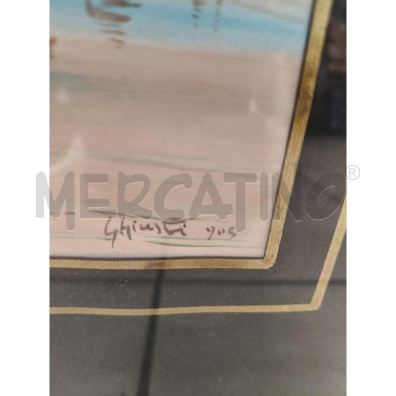 ACQUERELLO GUACHE NAPOLI  | Mercatino dell'Usato Roma talenti 3