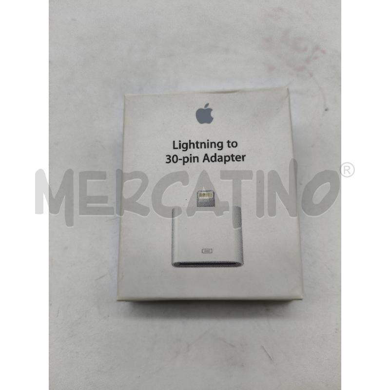 ADATTATORE APPLE LIGHTNING TO 30 PIN | Mercatino dell'Usato Roma talenti 1