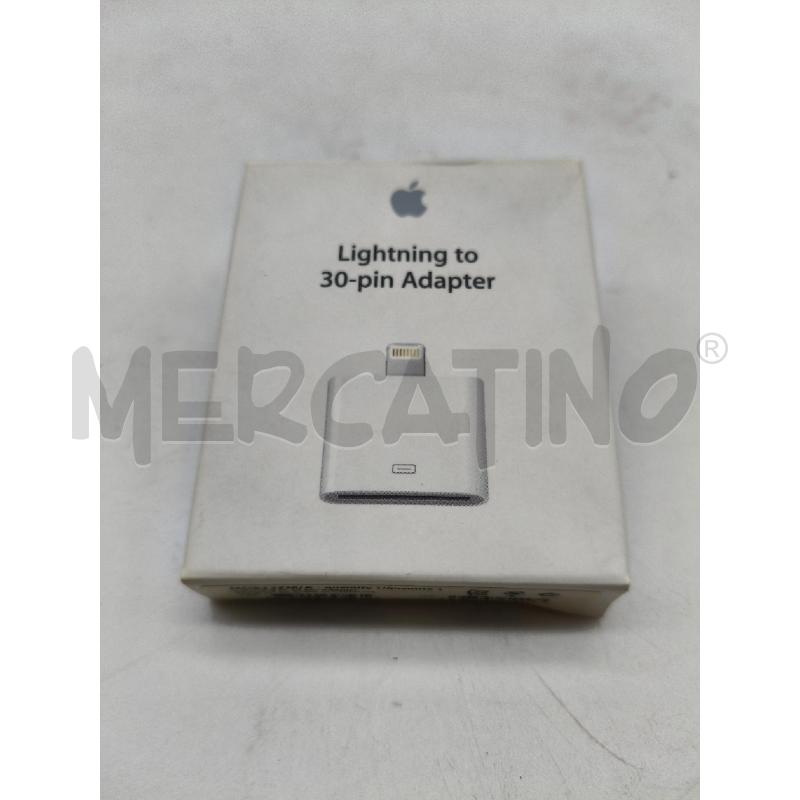 ADATTATORE APPLE LIGHTNING TO 30 PIN | Mercatino dell'Usato Roma talenti 3