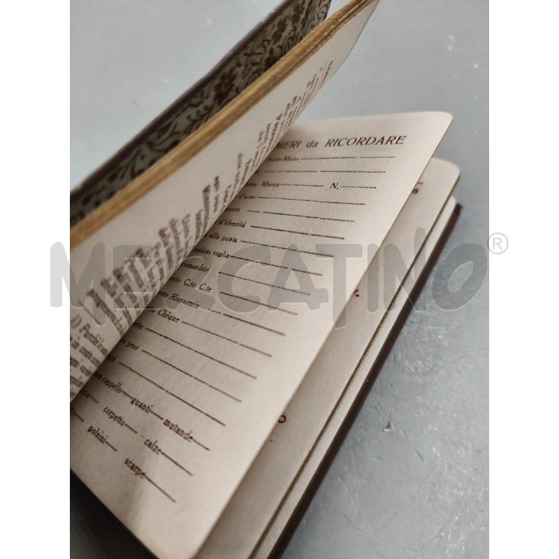 AGENDA VINTAGE 1936 | Mercatino dell'Usato Roma talenti 2
