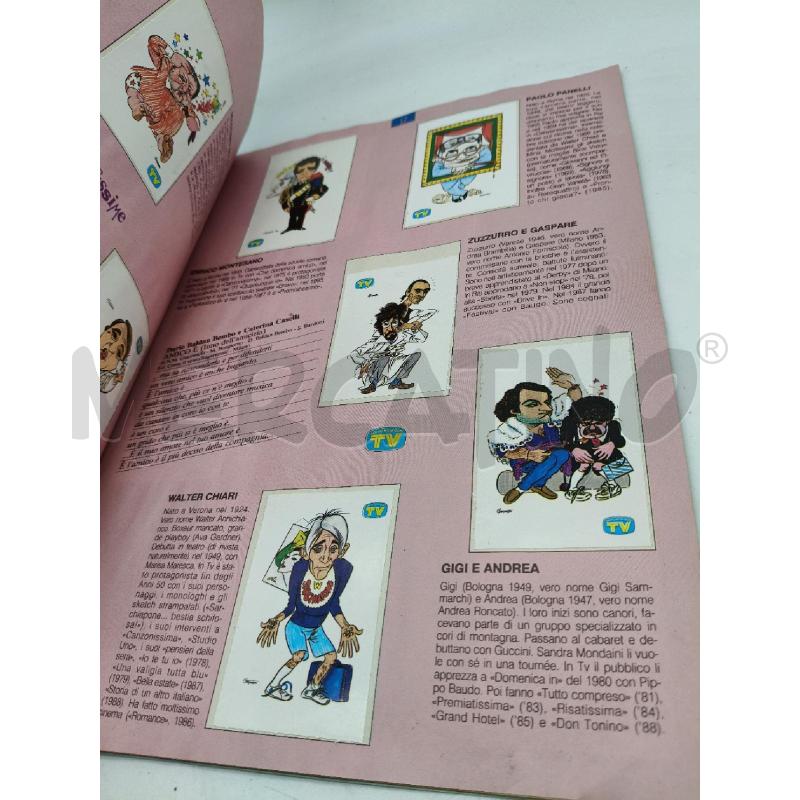 ALBUM COMPLETO LE FIGURINE DELLA TV | Mercatino dell'Usato Roma talenti 2