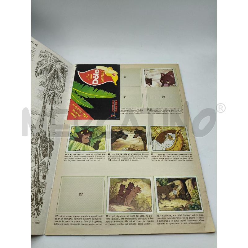 ALBUM FIGURINE IL LIBRO DELLA GIUNGLA INCOMPLETO | Mercatino dell'Usato Roma talenti 2