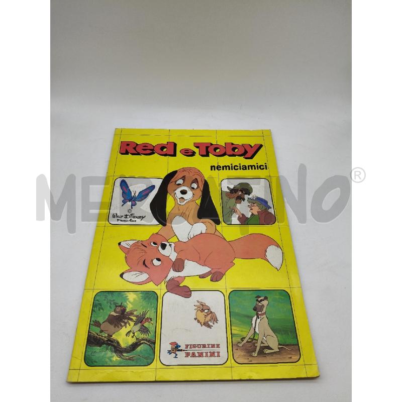 ALBUM PANINI RED E TOBY NEMICIAMICI INCOMPLETO | Mercatino dell'Usato Roma talenti 1