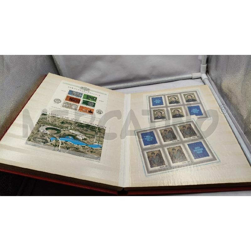 ALBUM ROSSO FRANCOBOLLI POSTZEGEL | Mercatino dell'Usato Roma talenti 3