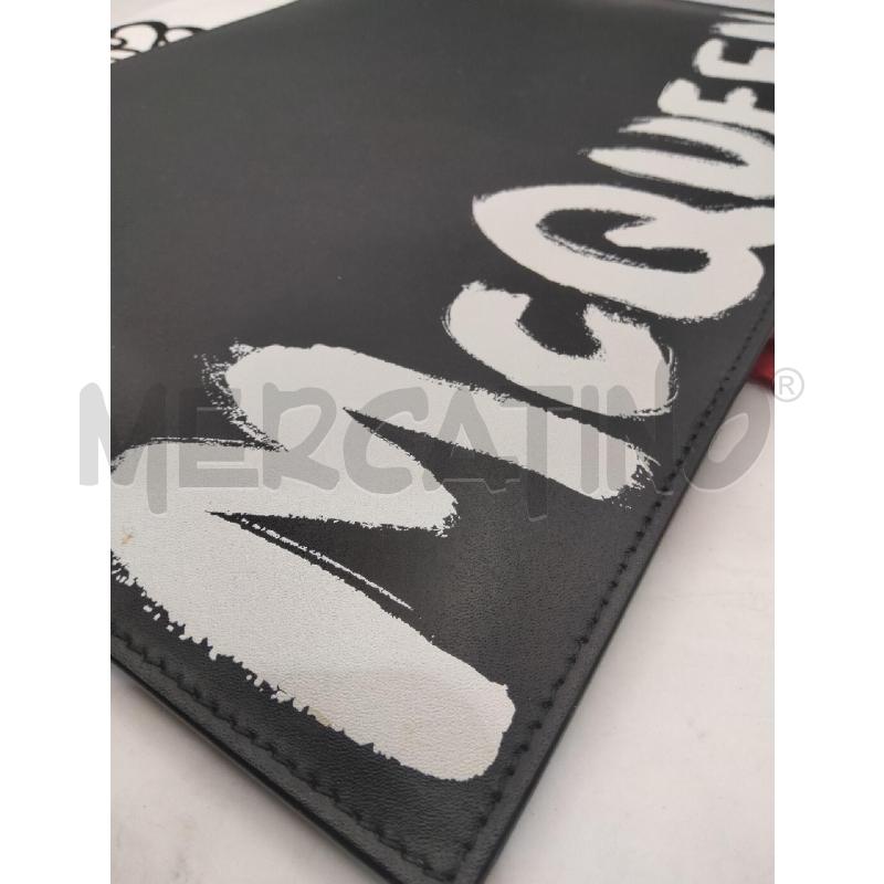 ALEXANDER MCQUEEN POCHETTE BEAUTY UNISEX NERO  | Mercatino dell'Usato Roma talenti 3