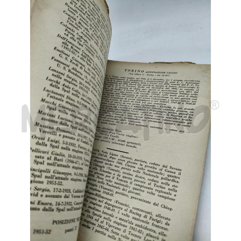 ALMANACCO ILLUSTRATO DEL CALCIO 1953 | Mercatino dell'Usato Roma talenti 2