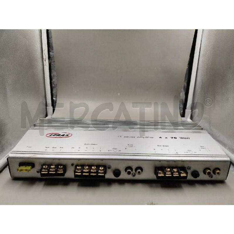 AMPLIFICATORE PER AUTO 4X70W | Mercatino dell'Usato Roma talenti 2