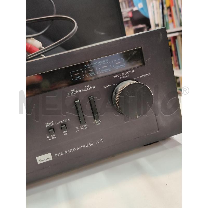 AMPLIFICATORE SANSUI A-5 | Mercatino dell'Usato Roma talenti 3