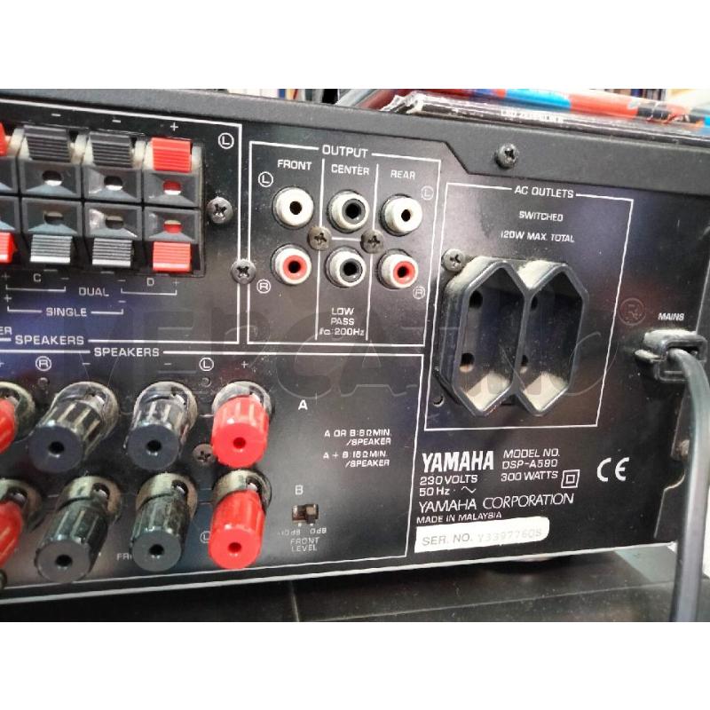 AMPLIFICATORE YAMAHA DSP-A590 | Mercatino dell'Usato Roma talenti 4