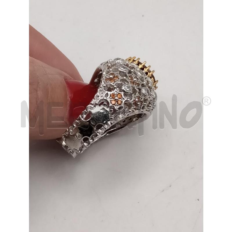 ANELLO 38.2 FUSION CUPOLA PAVE BIA ARA SOLIT ARA | Mercatino dell'Usato Roma talenti 2