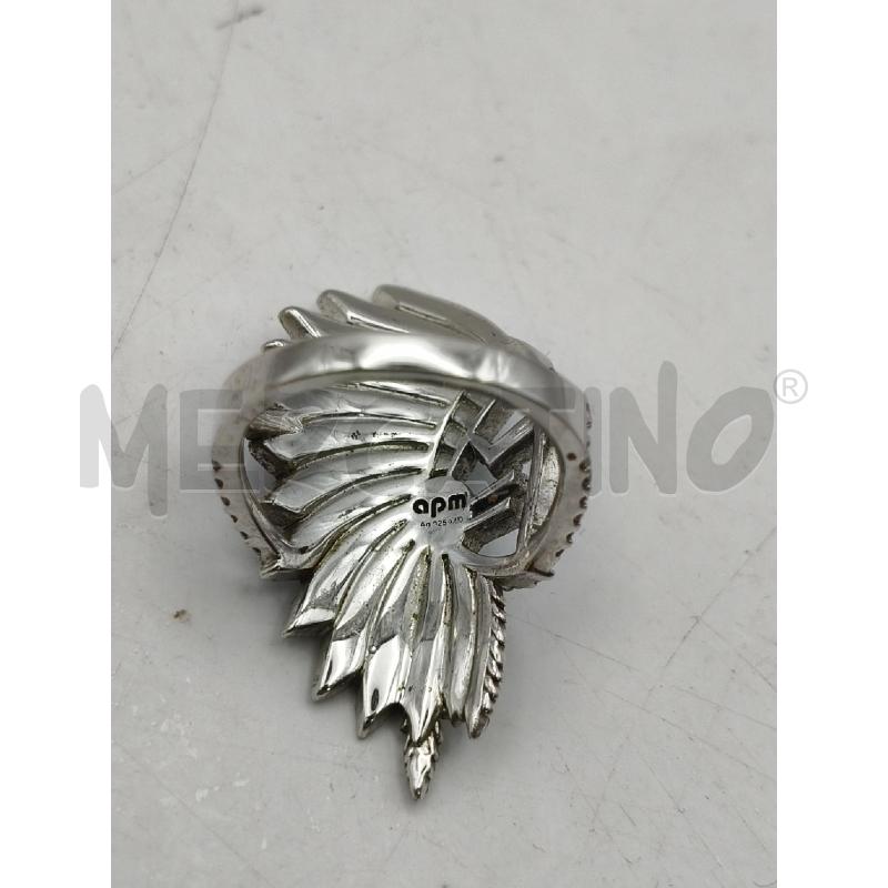 ANELLO APM MONACO FUSION INDIANO PIETRE BIANCO MAGENTA AZZURRO | Mercatino dell'Usato Roma talenti 4