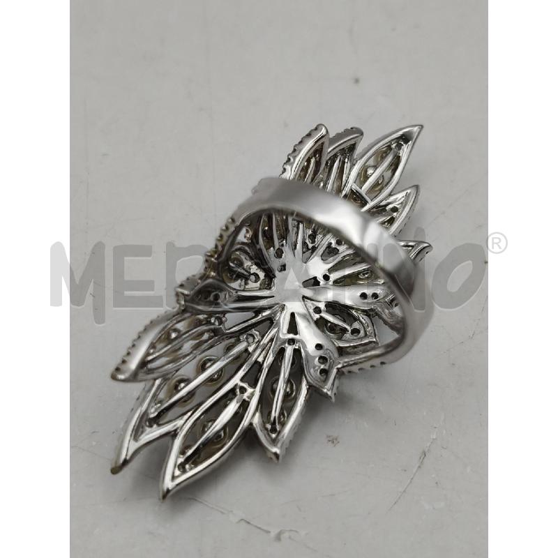 ANELLO APM MONACO FUSION  MAXI FOGLIA PAVE PERLINE | Mercatino dell'Usato Roma talenti 3