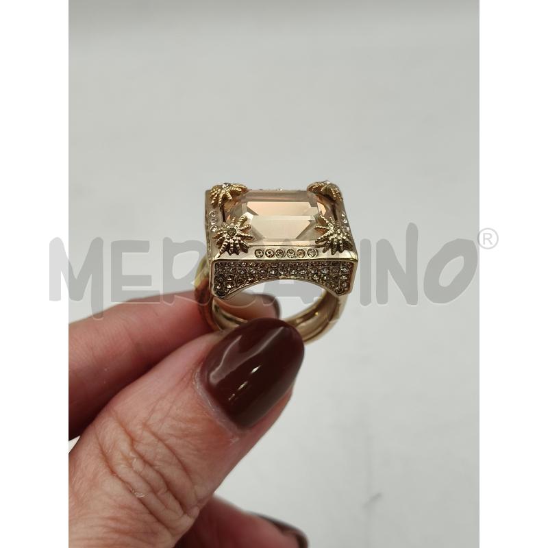 ANELLO ATELIER SWAROVSKI DOR RIALZ PIETRA ARANCIO/PAVE | Mercatino dell'Usato Roma talenti 1