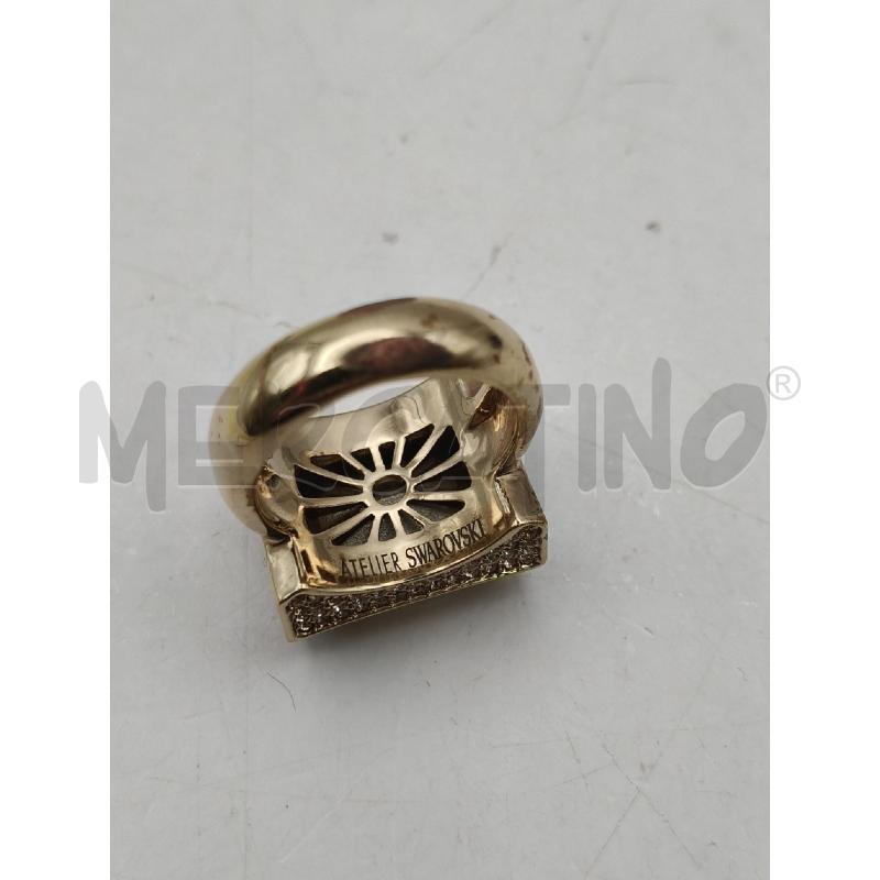 ANELLO ATELIER SWAROVSKI DOR RIALZ PIETRA ARANCIO/PAVE | Mercatino dell'Usato Roma talenti 4