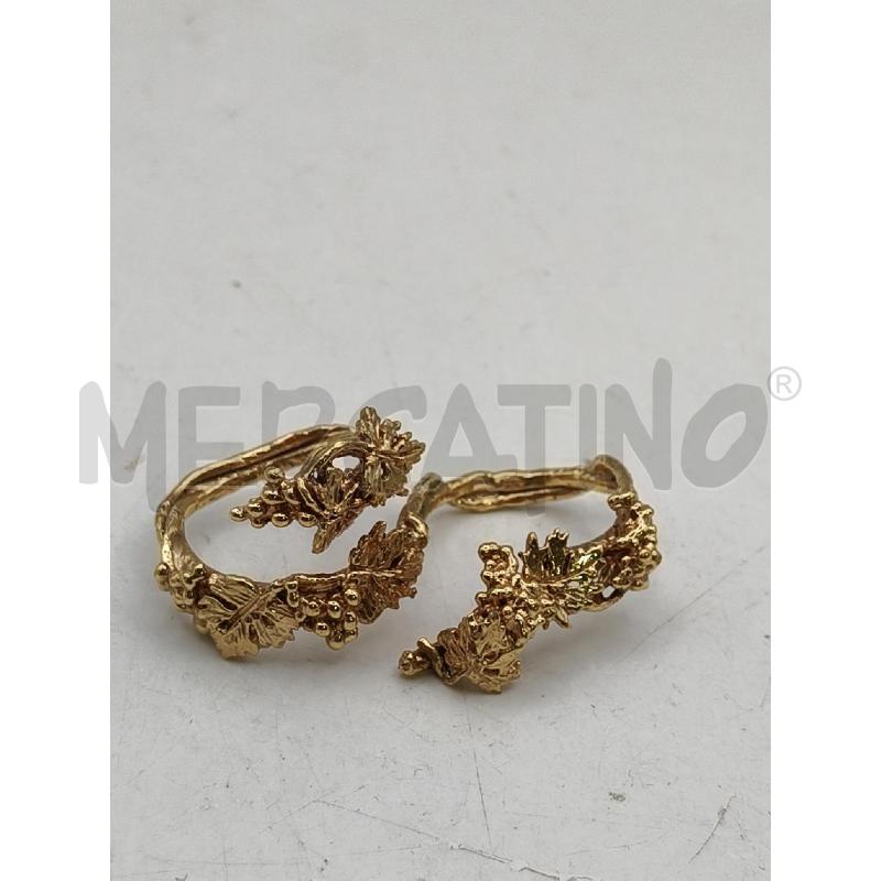 ANELLO DUE DITA DOR RAMI FOGLIE  | Mercatino dell'Usato Roma talenti 2