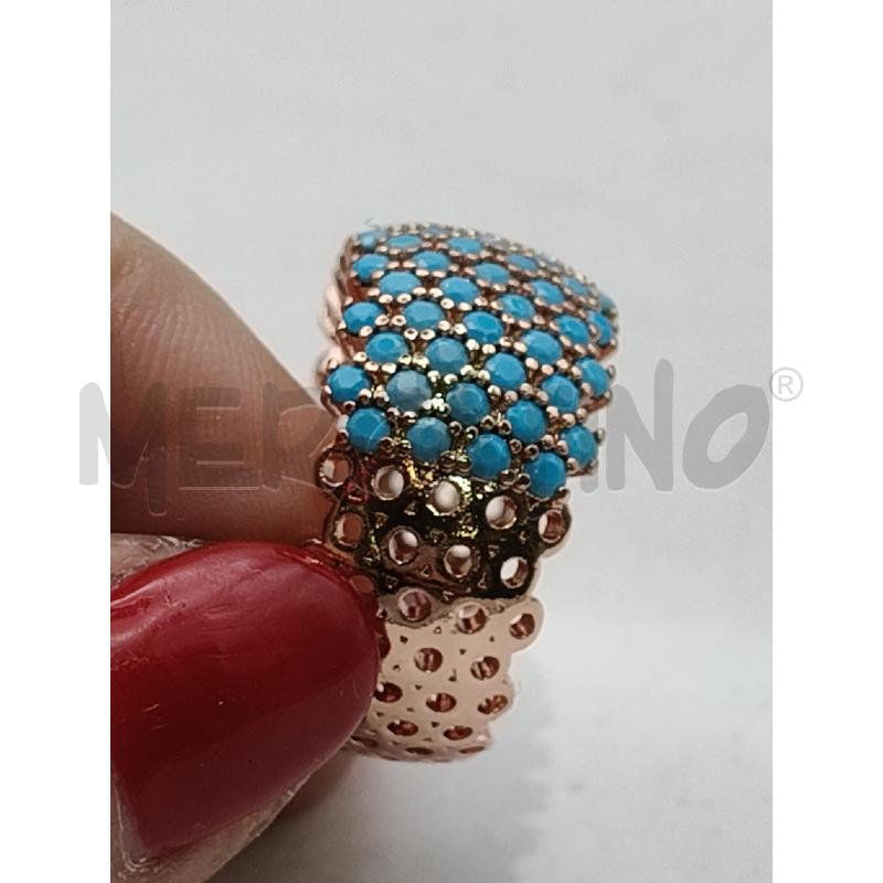 ANELLO D 122I FASCIA ROSE CENTR TUCH  | Mercatino dell'Usato Roma talenti 4