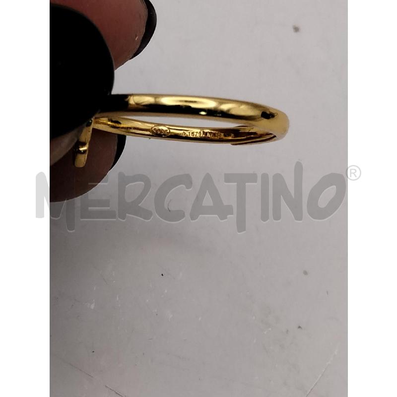 ANELLO D 18.4 FUSION DOR SOLIT MARGHERITA PAVE | Mercatino dell'Usato Roma talenti 3